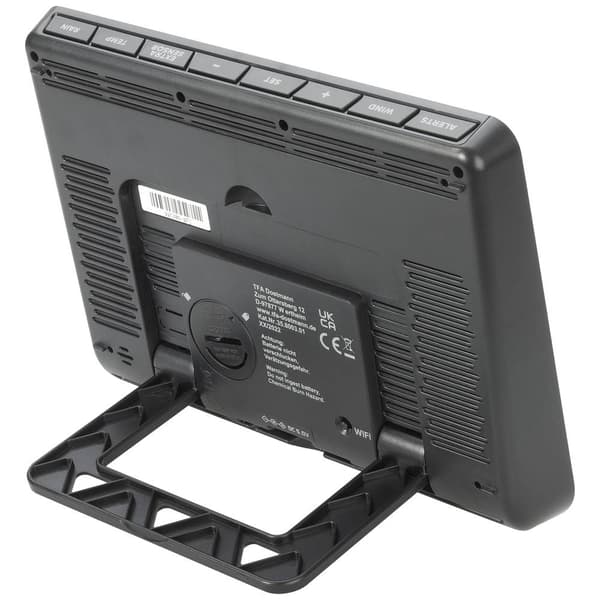 TFA Dostmann WLAN View Pro 35.8003.01 WiFi-väderstation Prognos för Med WiFi 7 dagar Antal max. sensorer 4