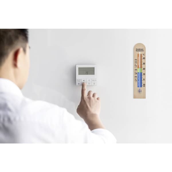 TFA Dostmann Energiespar-Thermometer Termometer Natur 12.1055.05