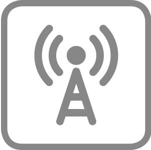 Väderstation - 12,5x20,5x3,2 cm - LCD VA Display - svart