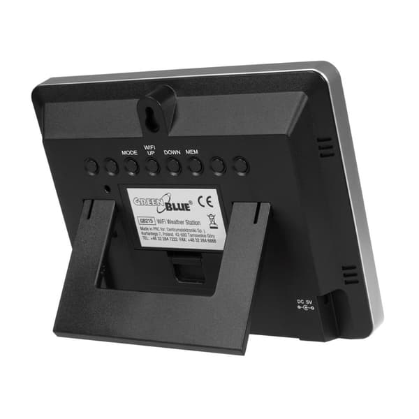 Trådløs WiFi Vejrstation Udendørs Sensor Kalender Barometer Tuya Smart App IPX4