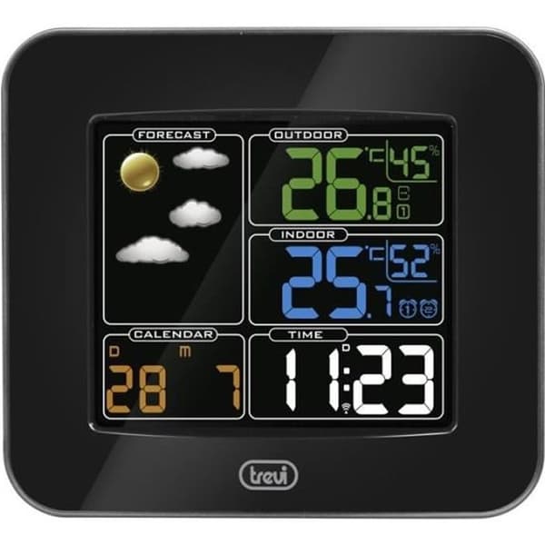 TREVI ME 3165 RC Mini väderstation - Multifunktion - Svart