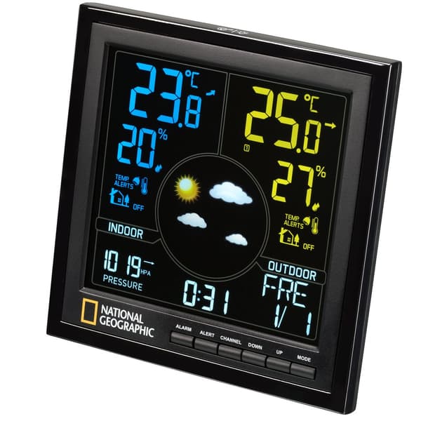 National Geographic Va Farve Vejrstation Rc Sort