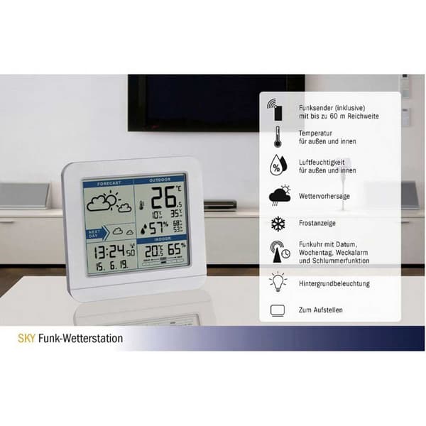 Tfa Dostmann Vejrstationsvisning 35.1152.02 Hvid