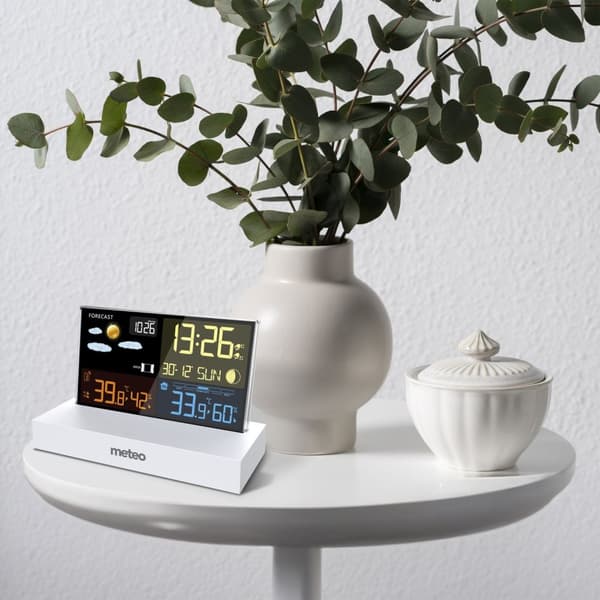 Väderstation - trådlöst - barometer - väckningsfunktion