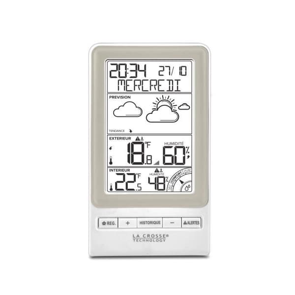 Station Météo La Crosse Technology WS6819WHI-TAU med komfortindex Taupe