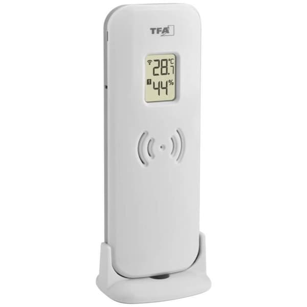 Väderstation - TFA DOSTMANN - SÄSONG 2 - Prognoser 12 till 24 timmar - Vit - Termometer