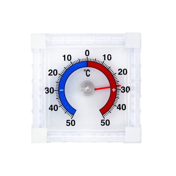 Meteo Station - Barometer - Velamp - Termometro da finestra inomhus/utomhus autoadesivo