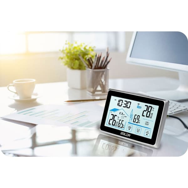 Vejrstation med display BD-910 sort