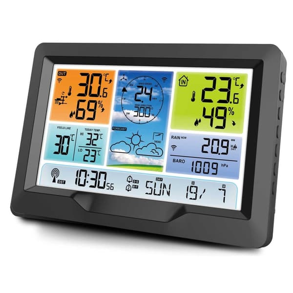 Vejrstation med display BD-905 grafit