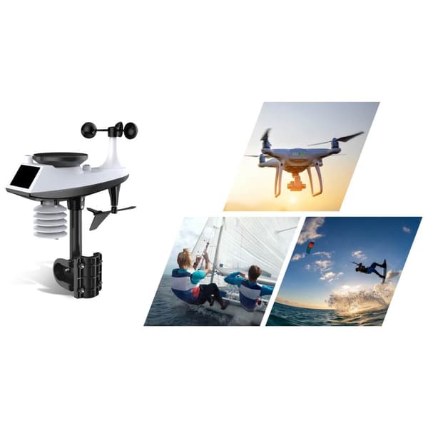 Vejrstation med display BD-905 grafit