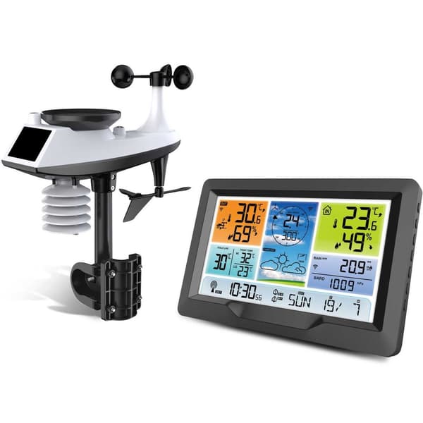Vejrstation med display BD-905 grafit