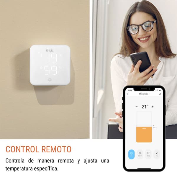 Konyks Climpac Smart Termostat Transparent