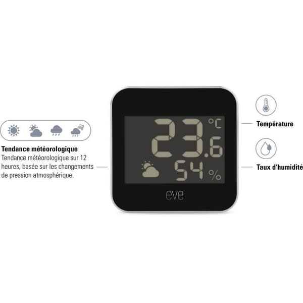EVE WEATHER ansluten väderstation - Apple HomeKit Bluetooth Thread-teknik