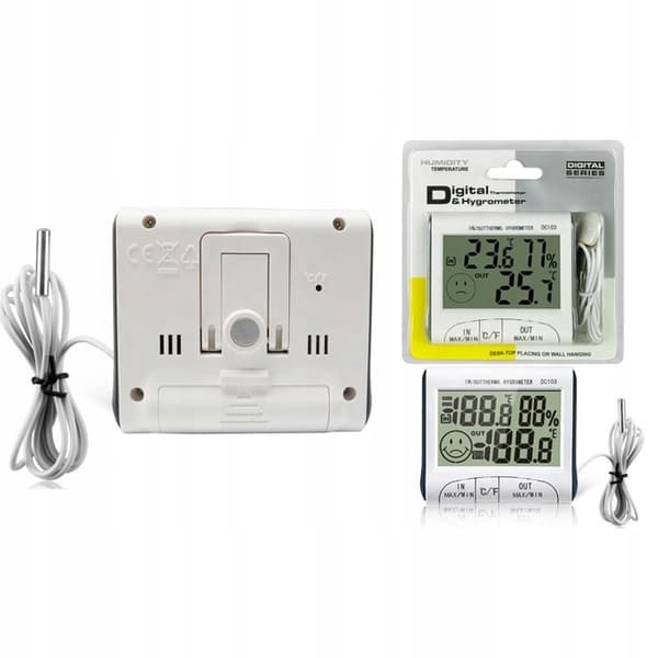 VEJRSTATION VEJRTERMOMETER HYGROMETER + PROBE