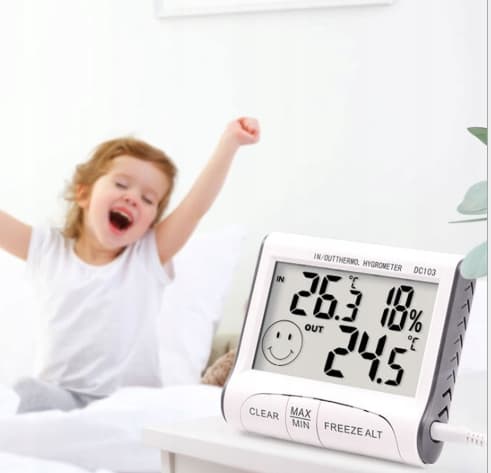 VEJRSTATION VEJRTERMOMETER HYGROMETER + PROBE