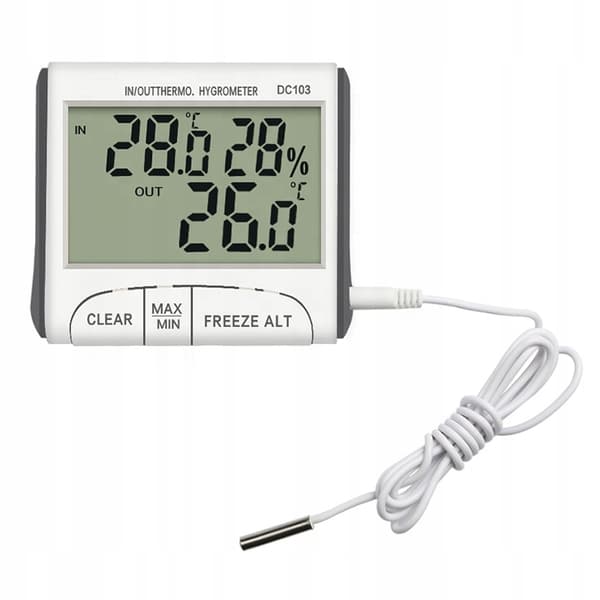 VEJRSTATION VEJRTERMOMETER HYGROMETER + PROBE