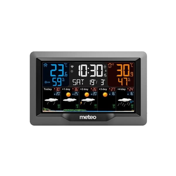 Meteo SP101 Vejrstation med WiFi, 5-dages prognose & UV-indeks for vejrentusiaster