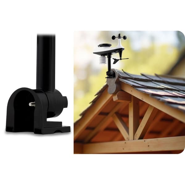 Vejrstation med vind- og regnsensor BD-914 sort