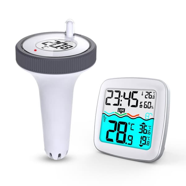 Vejrstation med poolsensor BD-913 hvid