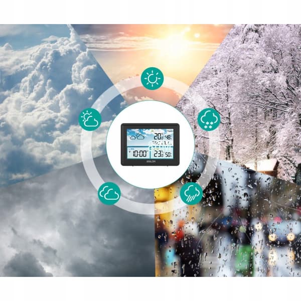 BALDR B0359CZ Vejrstationsprognose Temperaturalarmer Trådløs
