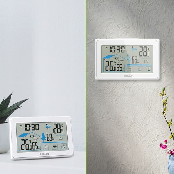BALDR B0340 Vejrstation Comfort Indicator Touch Panel