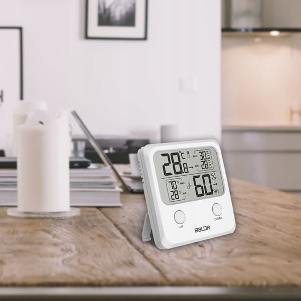 BALDR B0335 Vejrstation Hygrometer Termometer LCD
