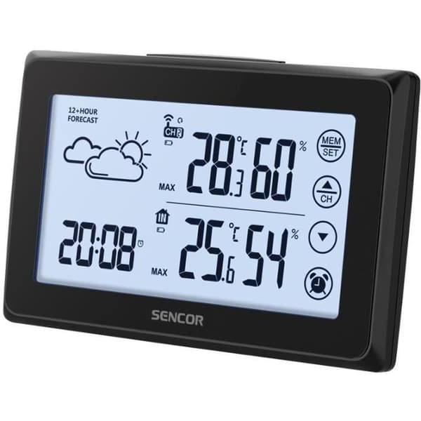 Väderstation med trådlös sensor - Sencor - SWS 2850