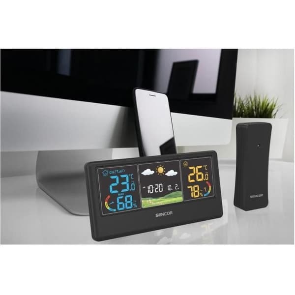 Väderstation med trådlös sensor - Sencor - SWS 4100 B