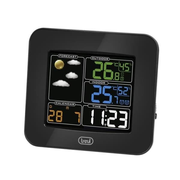 TREVI ME 3165 RC Mini väderstation - Multifunktion - Svart