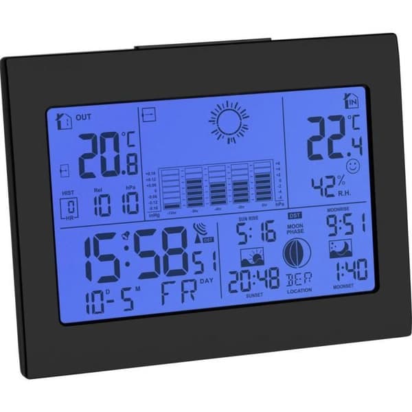 TFA Dostmann Funk-Wetterstation HORIZON 35.1155.01 Radiostyrd väderstation