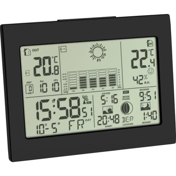 TFA Dostmann Funk-Wetterstation HORIZON 35.1155.01 Radiostyrd väderstation