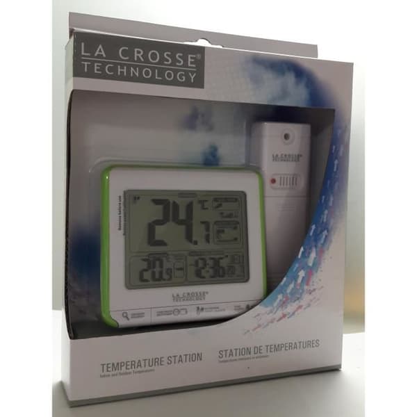 Station La Crosse Technology WS6811WHI-ORA med temperaturer och larm Vit och Orange