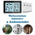 Miniatyrbild 3 av 4: Technoline WS6762 SETWS6762 Set om 2 + 2 x 205DTH-IT med Black Station och White Station