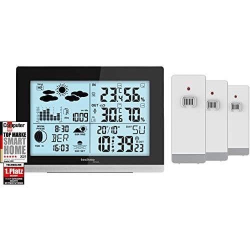 Technoline WS6762 SETWS6762 Set om 2 + 2 x 205DTH-IT med Black Station och White Station