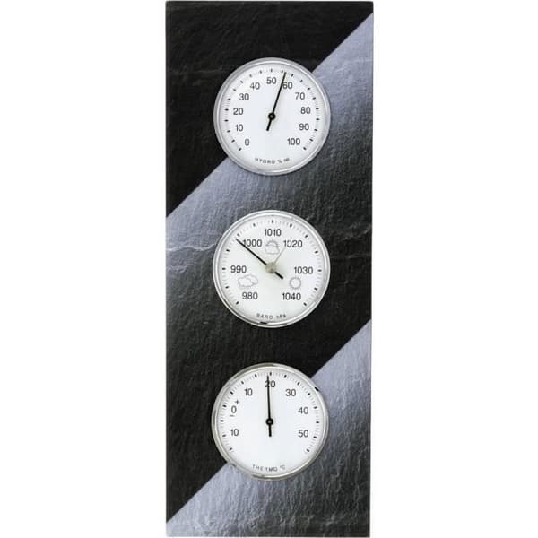 TFA 20.3018 analog väderstation skiffergrå, svart