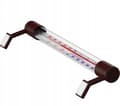 Miniatyrbild 4 av 6: Utvändig termometer självhäftande brun 22 cm