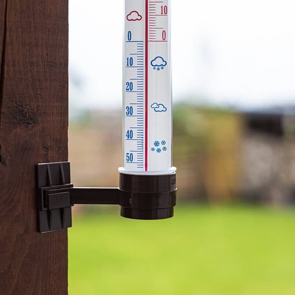 Stor självhäftande rörformad extern termometer