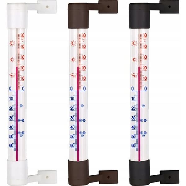 Självhäftande rörformad utomhustermometer, medium