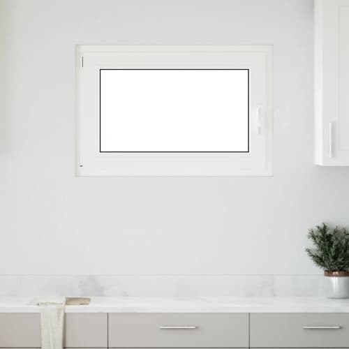 Källarfönster RISOR 90x60 cm tilt&turn DIN vänster vit