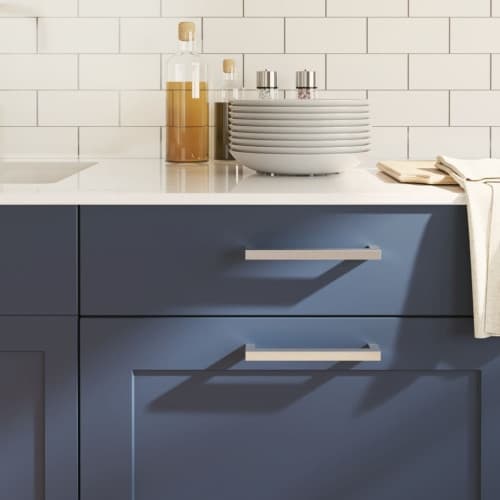 Skåphandtag 20 st silver 160 mm rostfritt stål