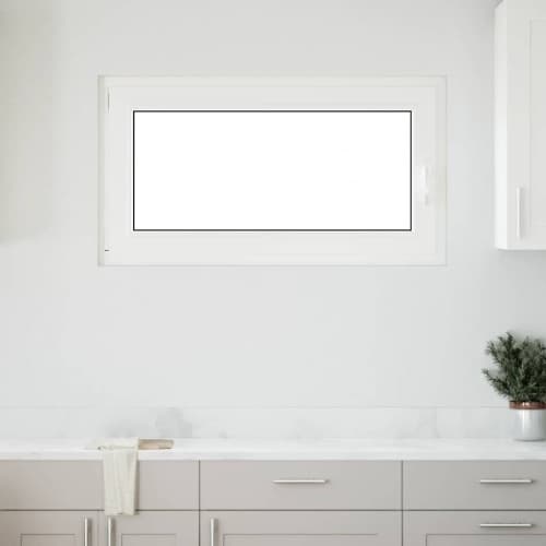 Källarfönster RISOR 110x50 cm tilt&turn DIN vänster vit