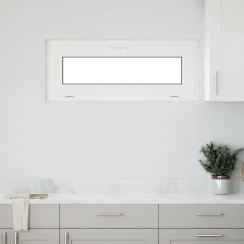 Källarfönster "RISOR" 100x40 cm lutbart 2 glas antracit