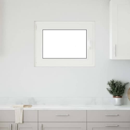 Källarfönster "RISOR" 80x70 cm Tilt- och vridfönster DIN vänster antracit