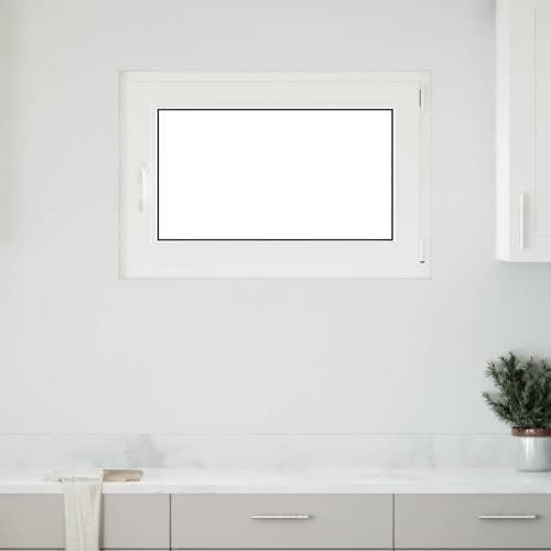 Källarfönster "RISOR" 90x50 cm Tilt- och vridfönster DIN höger vit