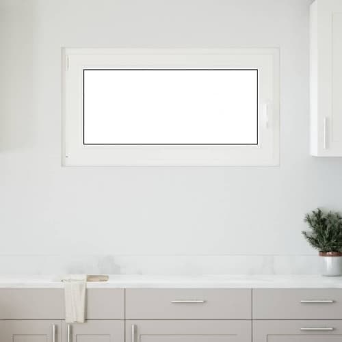 Källarfönster "RISOR" 110x50 cm Tilt- och vridfönster DIN vänster antracit