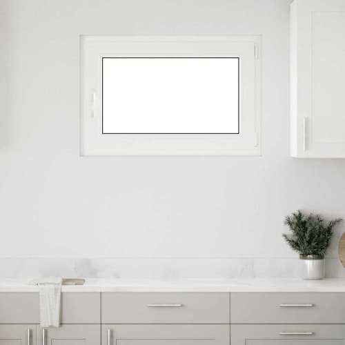 Källarfönster "RISOR" 90x50 cm Tilt- och vridfönster DIN höger vit