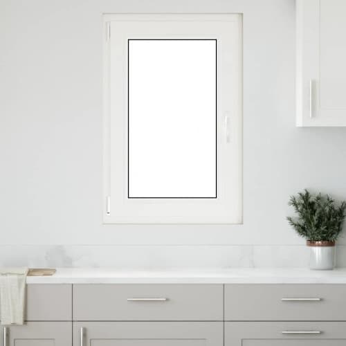 Källarfönster "RISOR" 60x80 cm Tilt- och vridfönster DIN vänster antracit