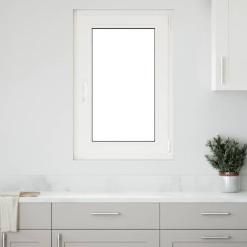 Källarfönster "RISOR" 60x100 cm Tilt- och vridfönster DIN höger vit