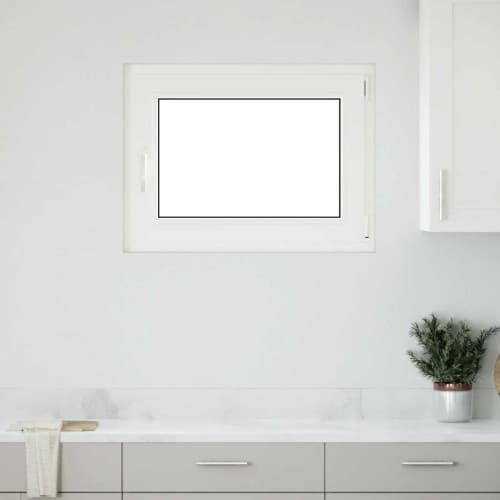 Källarfönster "RISOR" 80x60 cm Tilt- och vridfönster DIN höger antracit