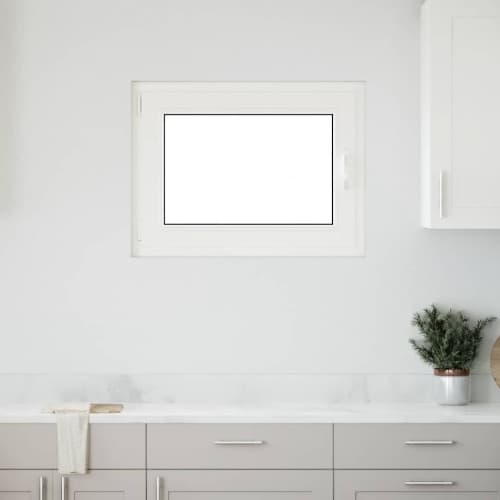 Källarfönster "RISOR" 80x50 cm Tilt- och vridfönster DIN vänster antracit
